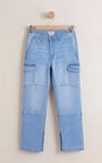 Relaxed Utility Side Slit Jeans