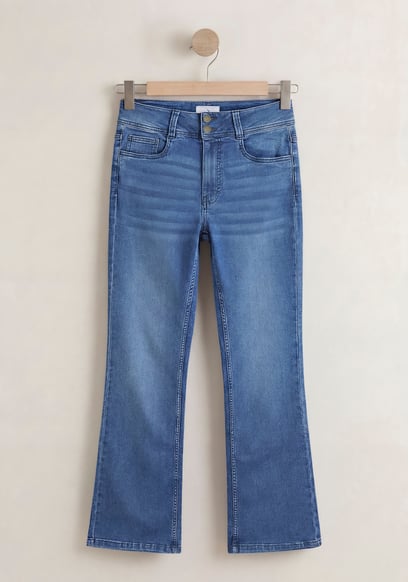 Slim shape Boot cut Jeans