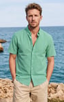 Men's Pinstripe Short Sleeve Shirt | Enorsia