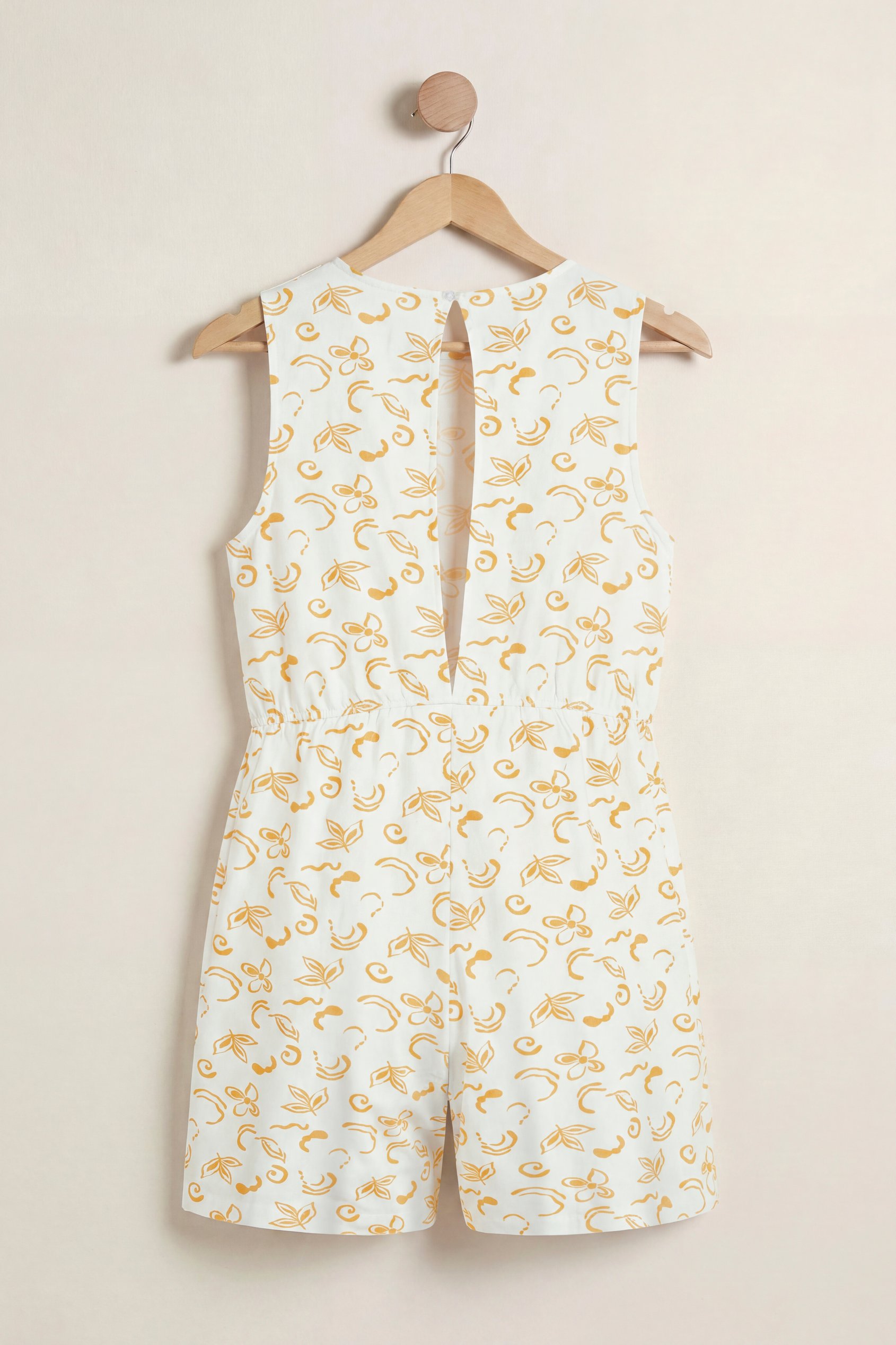 Sleeveless All Over Print Playsuit
