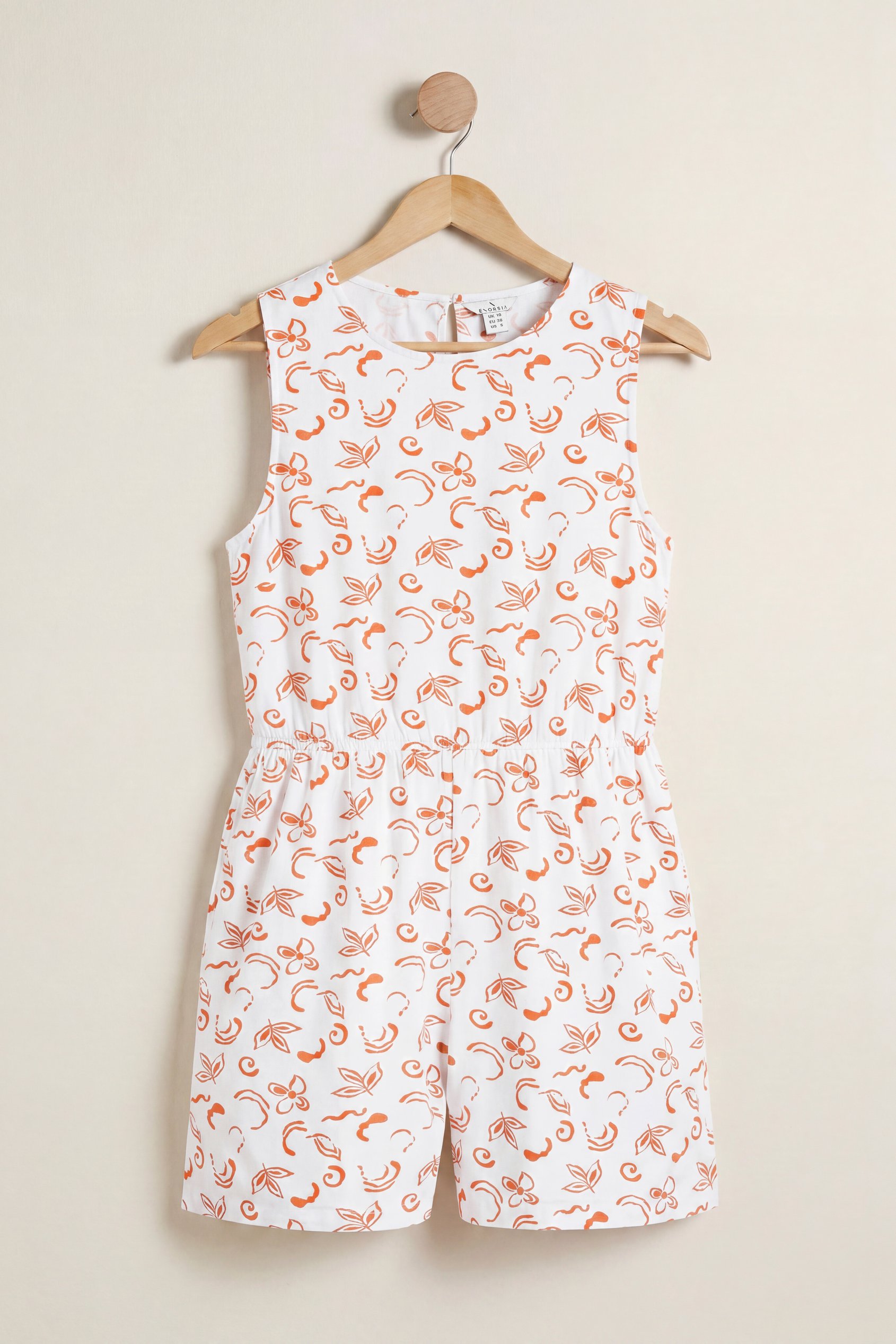Sleeveless All Over Print Playsuit