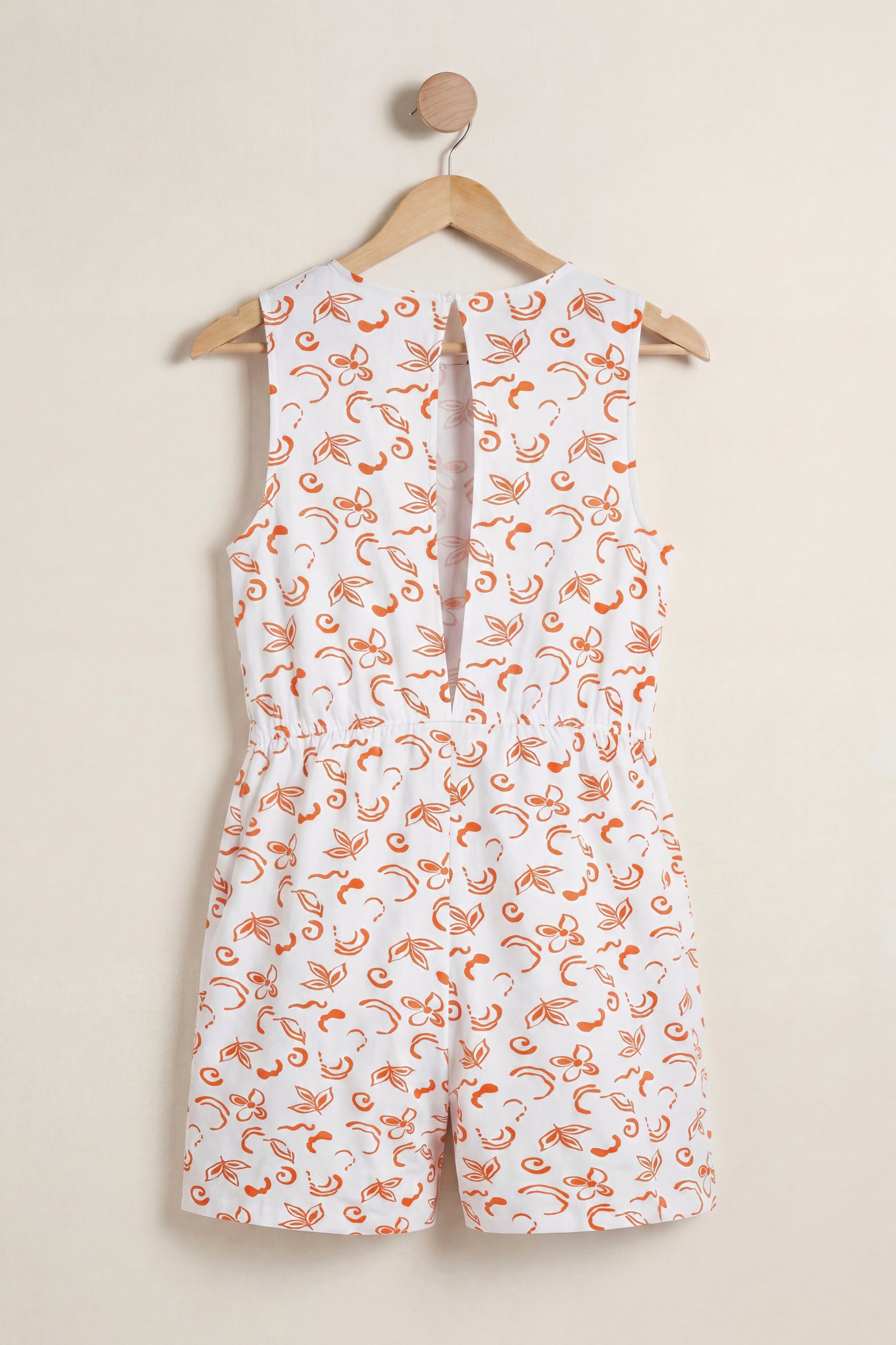 Sleeveless All Over Print Playsuit