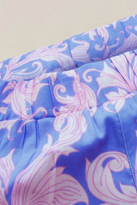 Women's Woven Button Through Shorts Pyjamas Set