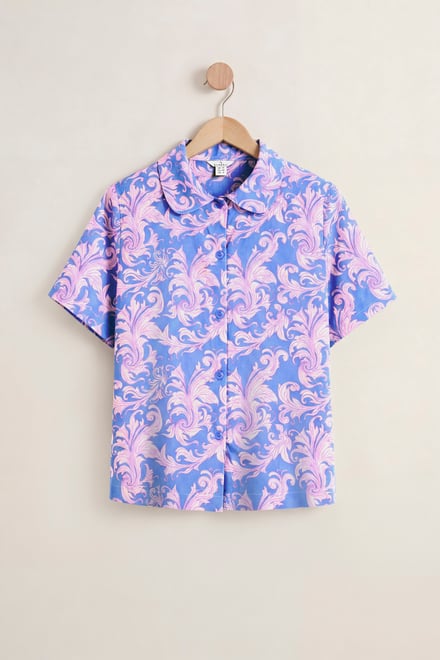 Women's Woven Button Through Shorts Pyjamas Set