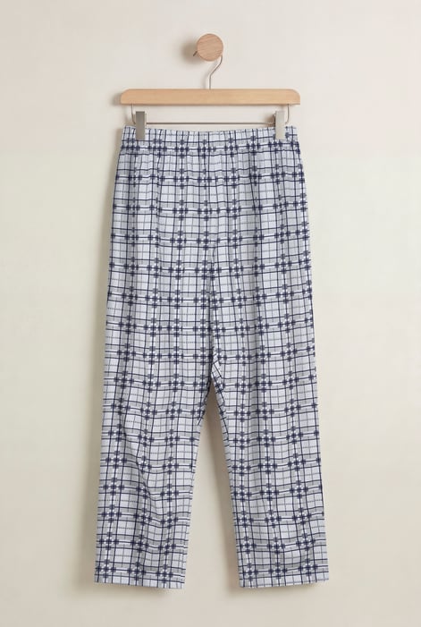 Women's Grey Cotton Jersey Pyjama Bottoms
