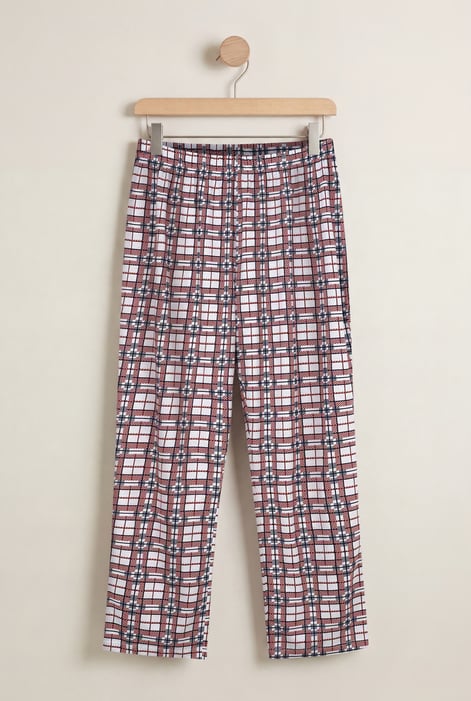 Women's Grey Cotton Jersey Pyjama Bottoms