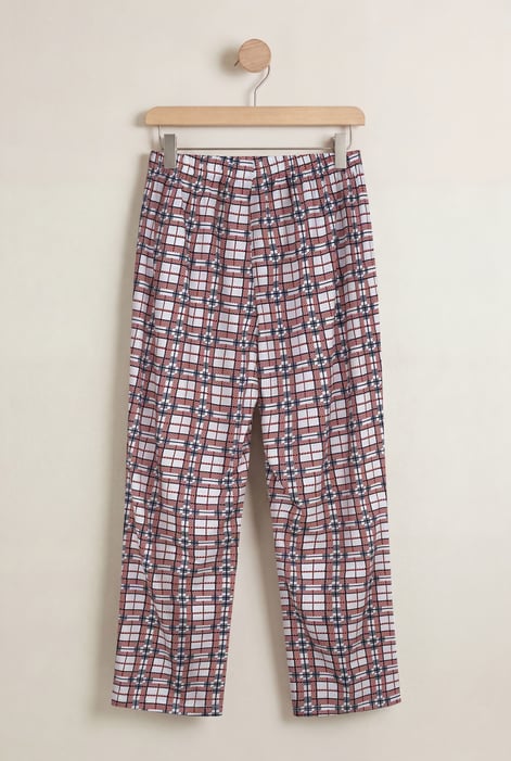 Women's Brown Cotton Jersey Pyjama Bottoms