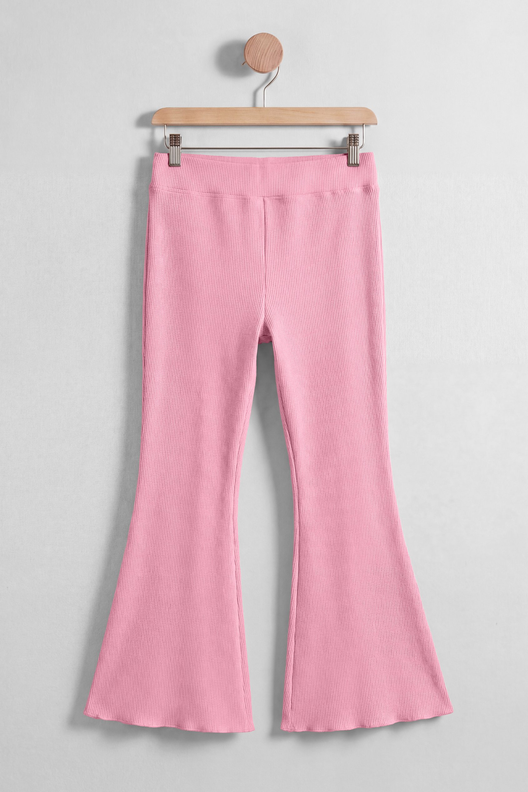 Enorsia Women's Pink ’S High Waisted Flare Leggings | - Uk 18