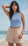 Linen Blend Shorts