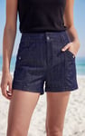 Women’s High Waist Denim Shorts | Enorsia
