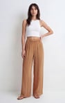 Women’s Sheer Crepe Wide Leg Trouser | Enorsia