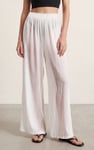 Women’s Sheer Crepe Wide Leg Trouser | Enorsia