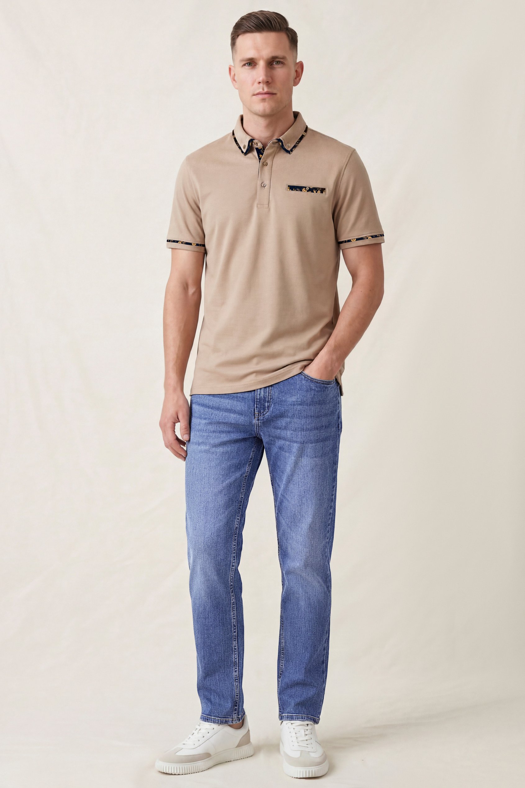Comfort Stretch Straight Fit Jeans