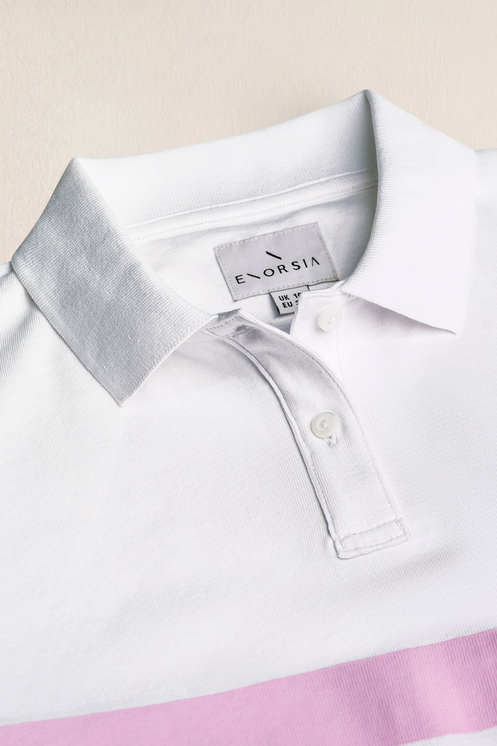 Women's Colour Block Striped Polo Shirt