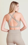 Women's Double Layer Cross Back Sports Bra