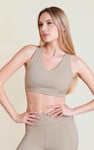 Women's Double Layer Cross Back Sports Bra