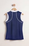 Women's Sleeveless Quarter Zip Polo Top
