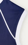 Women's Sleeveless Quarter Zip Polo Top