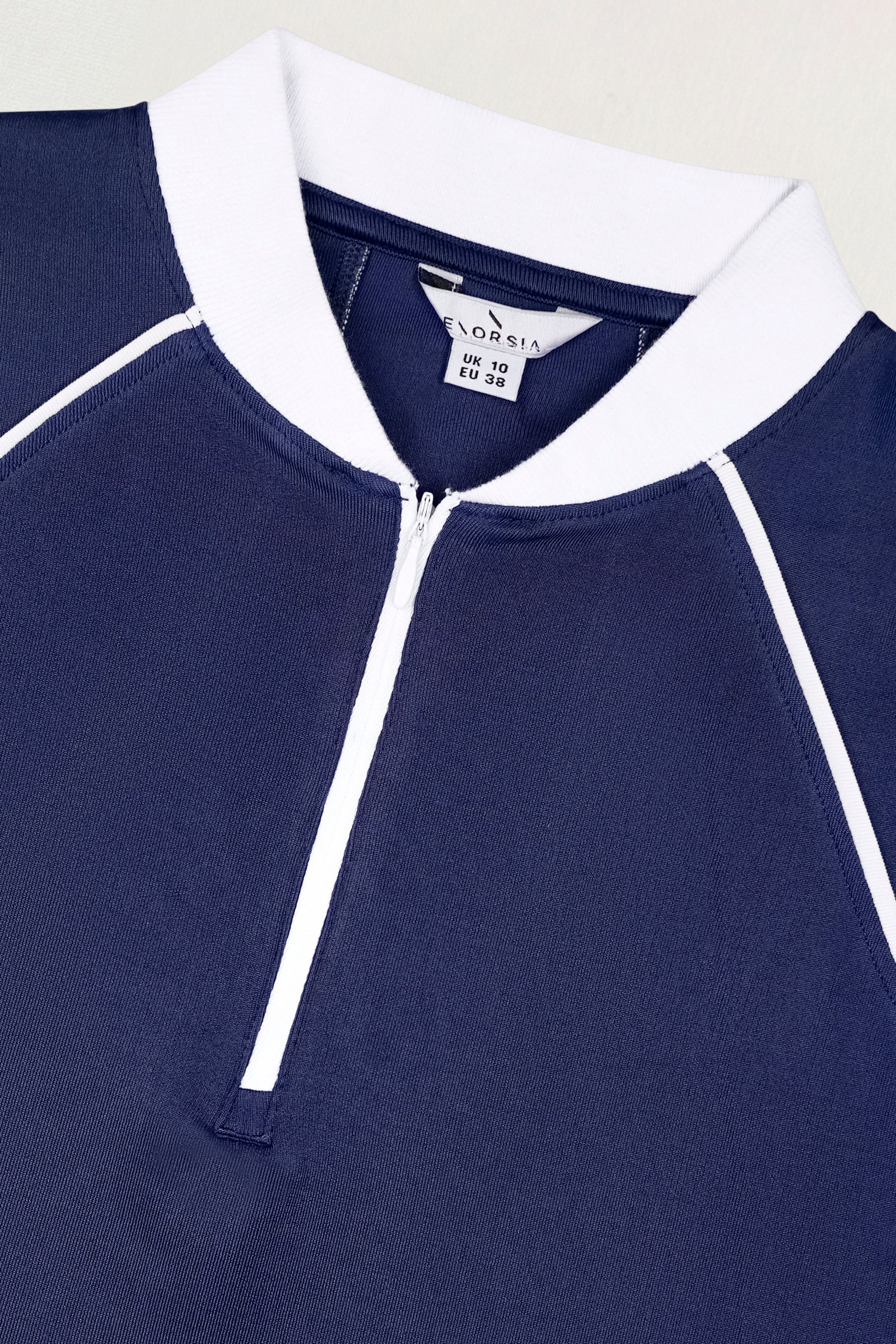 Women's Sleeveless Quarter Zip Polo Top