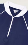Women's Sleeveless Quarter Zip Polo Top