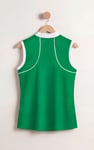 Women's Sleeveless Quarter Zip Polo Top