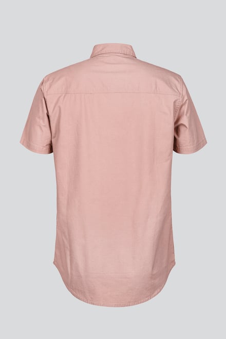 Men's Western Styling Cotton Twin Pocket Short Sleeve Shirt