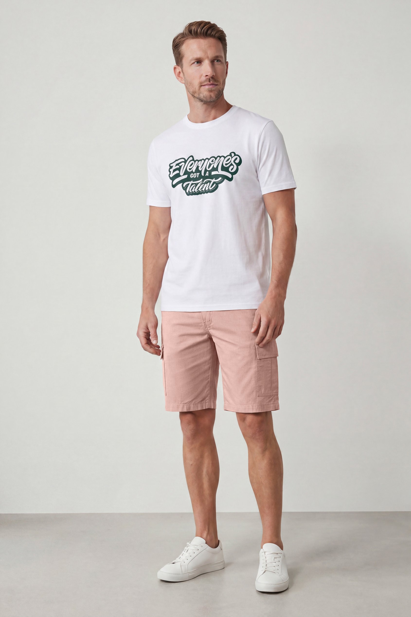 Ripstop Textured Cargo Shorts