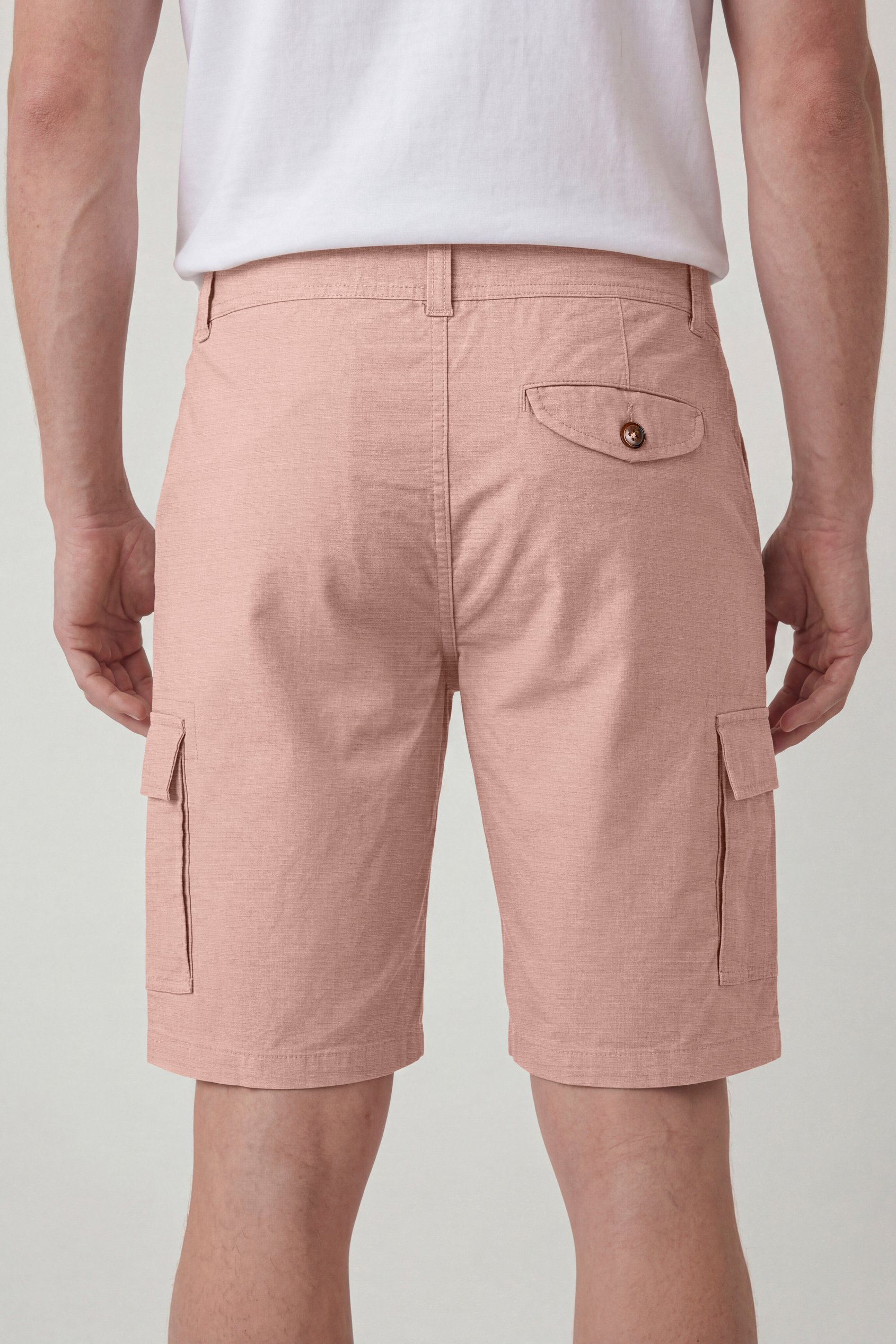 Ripstop Textured Cargo Shorts