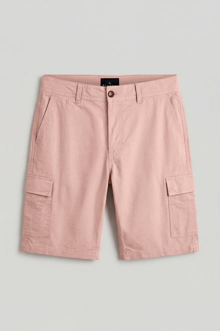 Ripstop Textured Cargo Shorts
