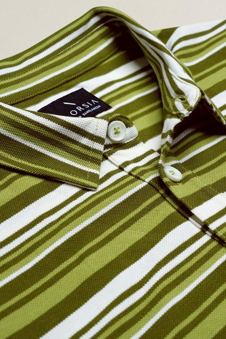 Men’s Stripe Polo Shirt | Enorsia