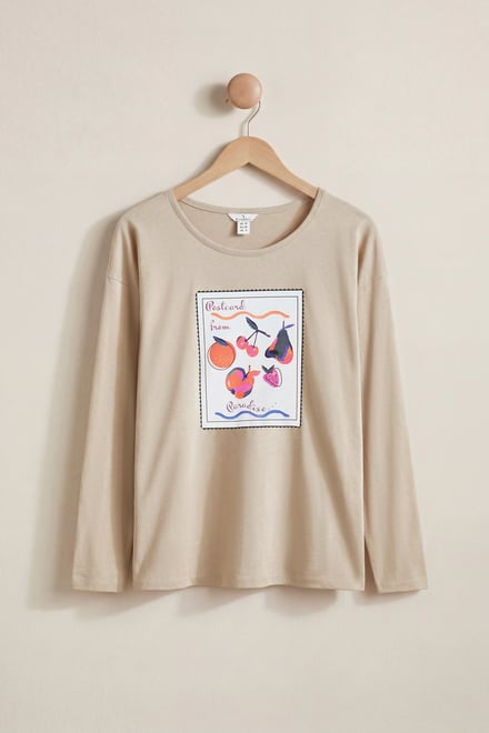 Women’s Crew Neck Long Sleeve T-Shirt | Enorsia