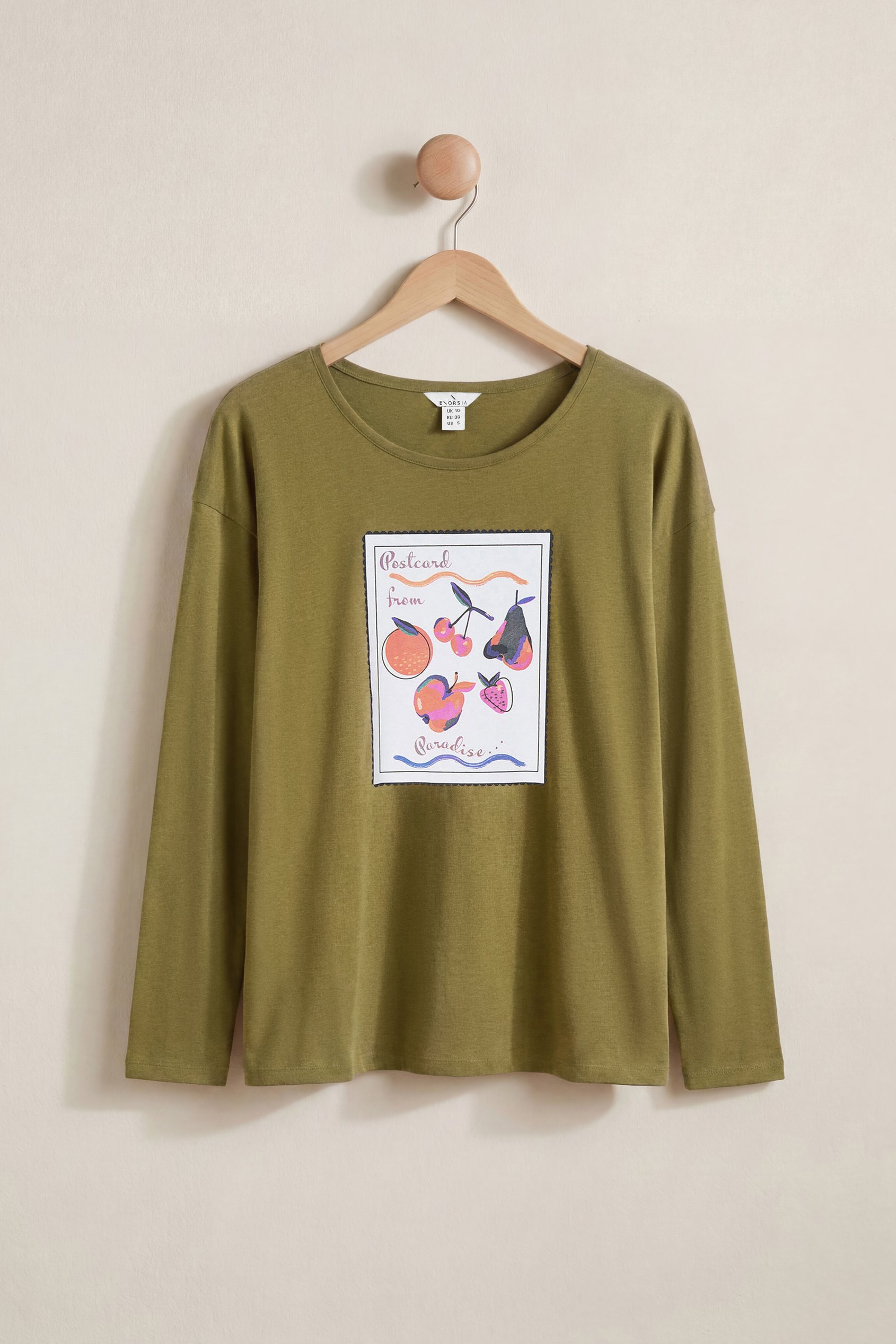 Women’s Crew Neck Long Sleeve T-Shirt | Enorsia