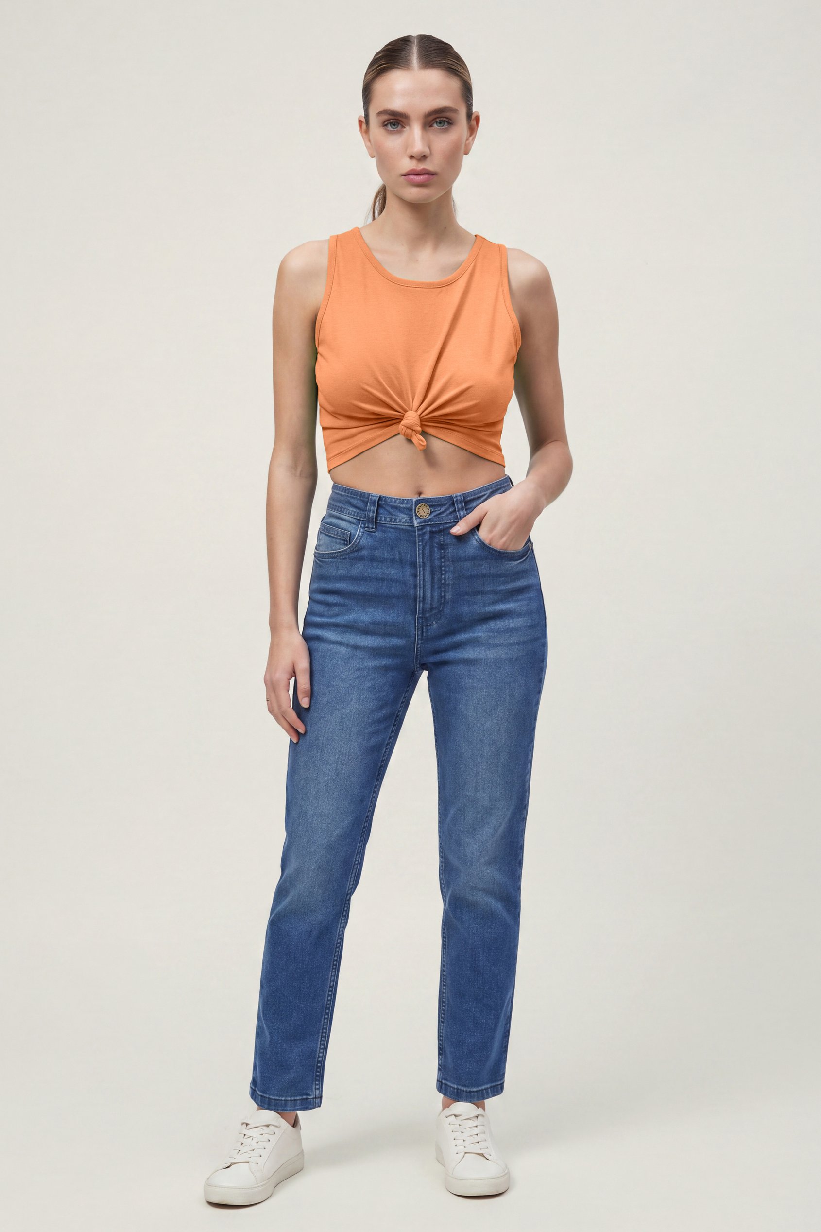 Women Cotton Summer Vest  |  Enorsia
