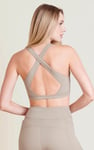 Women's Double Layer Cross Back Sports Bra