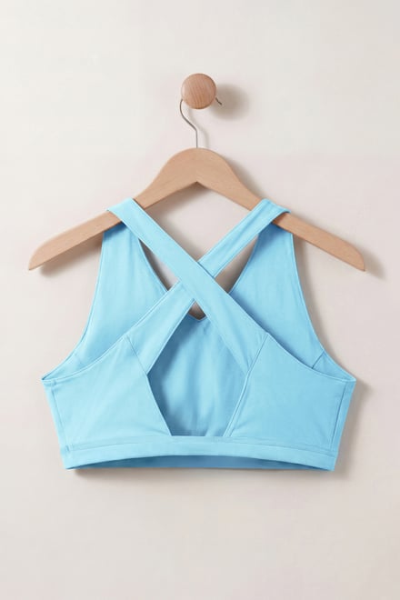 Women's Double Layer Cross Back Sports Bra