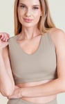 Women's Double Layer Cross Back Sports Bra