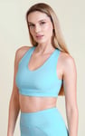 Women's Double Layer Cross Back Sports Bra