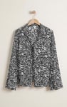 Tie Open Front Viscose Blouse