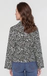 Tie Open Front Viscose Blouse