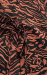 Tie Open Front Viscose Blouse