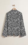 Tie Open Front Viscose Blouse