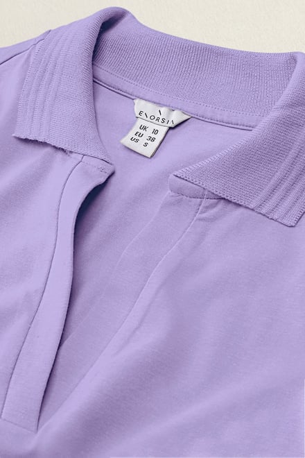 Women’s Cotton Jersey V Neck Cropped Top