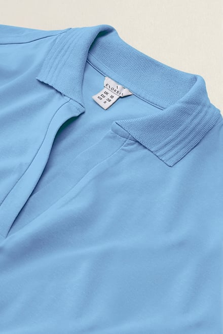 Women’s Cotton Jersey V Neck Cropped Top