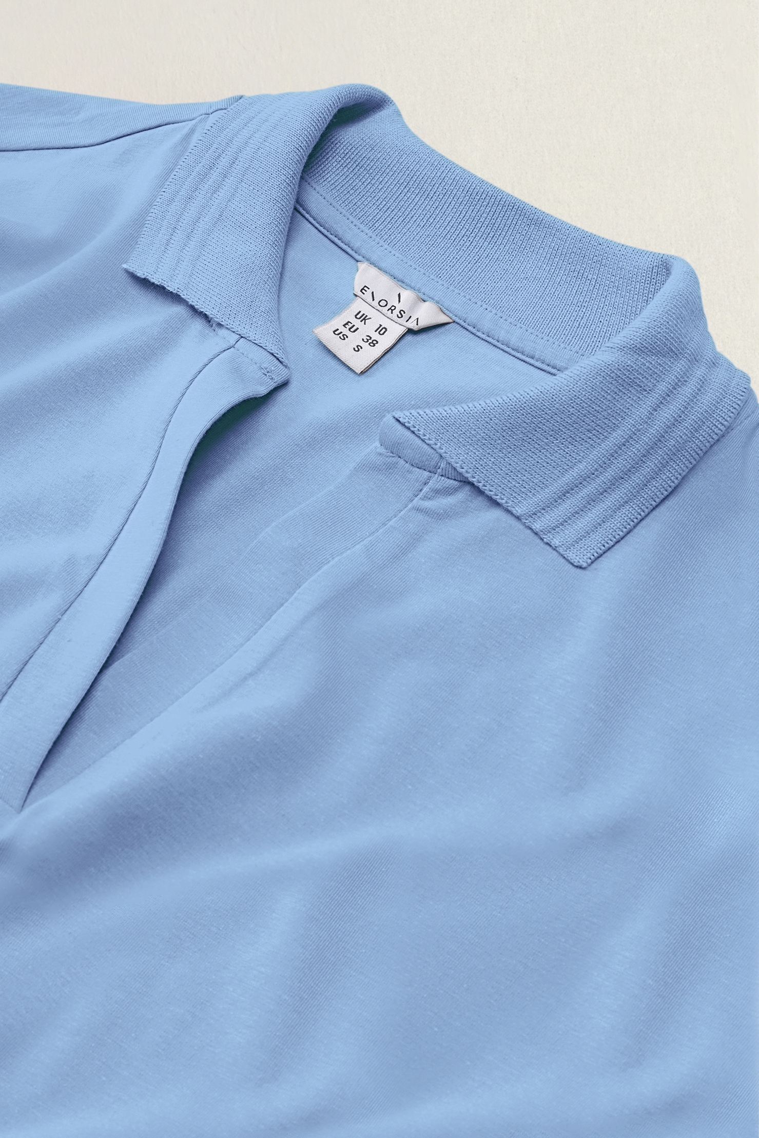 Women’s Cotton Jersey V Neck Cropped Top