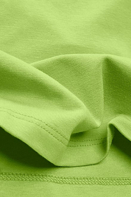 Women’s Cotton Jersey V Neck Cropped Top