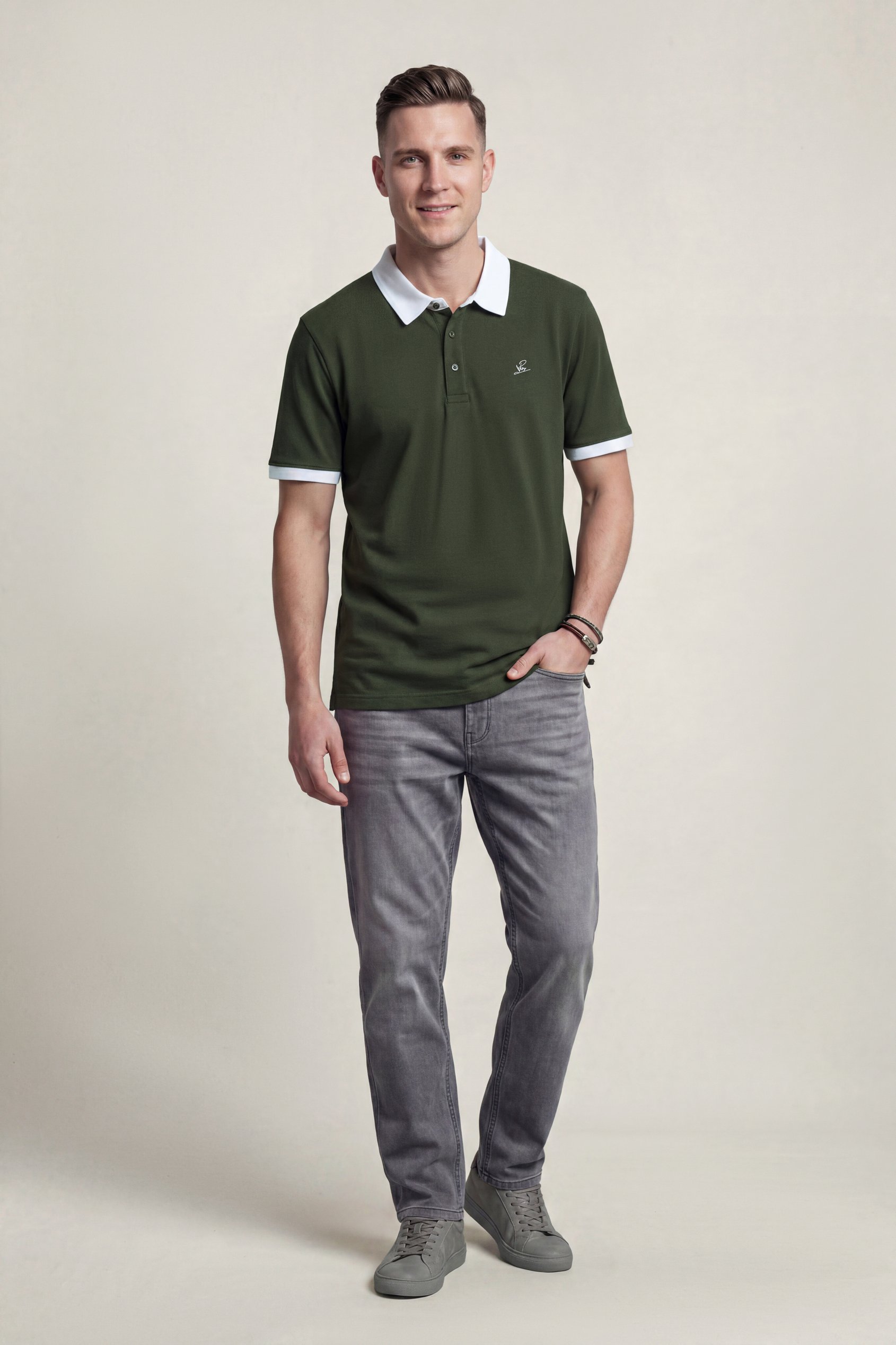 Men’s Pique Polo Shirt | Enorsia