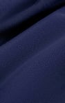 Contrast Collar Zip-Up Polo Shirt