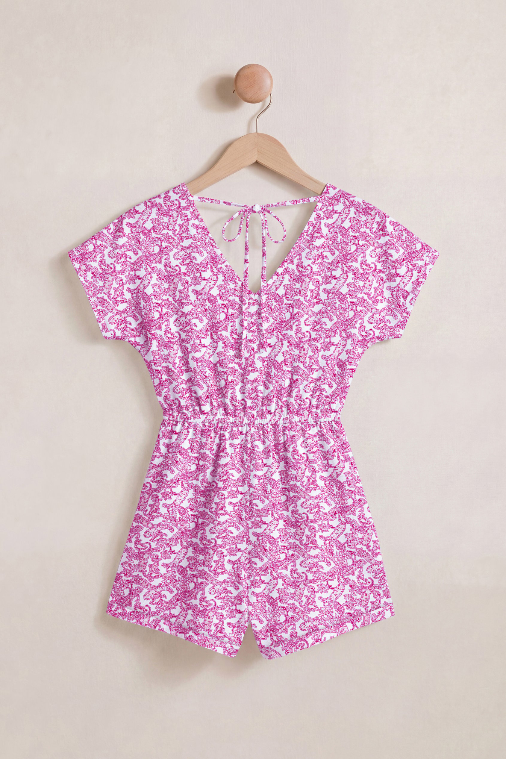 Roll up Sleeves AOP Play Suit