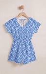 Roll up Sleeves AOP Play Suit
