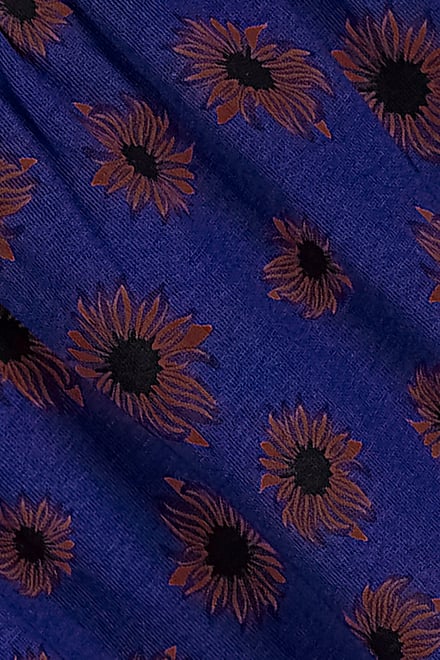 Girls Lace Details Sunflower Print Dress  (5yrs - 11yrs)